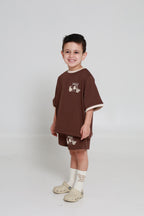 PRE ORDER - KIDS RINGER SHORT SET