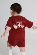 PRE ORDER - KIDS RINGER SHORT SET