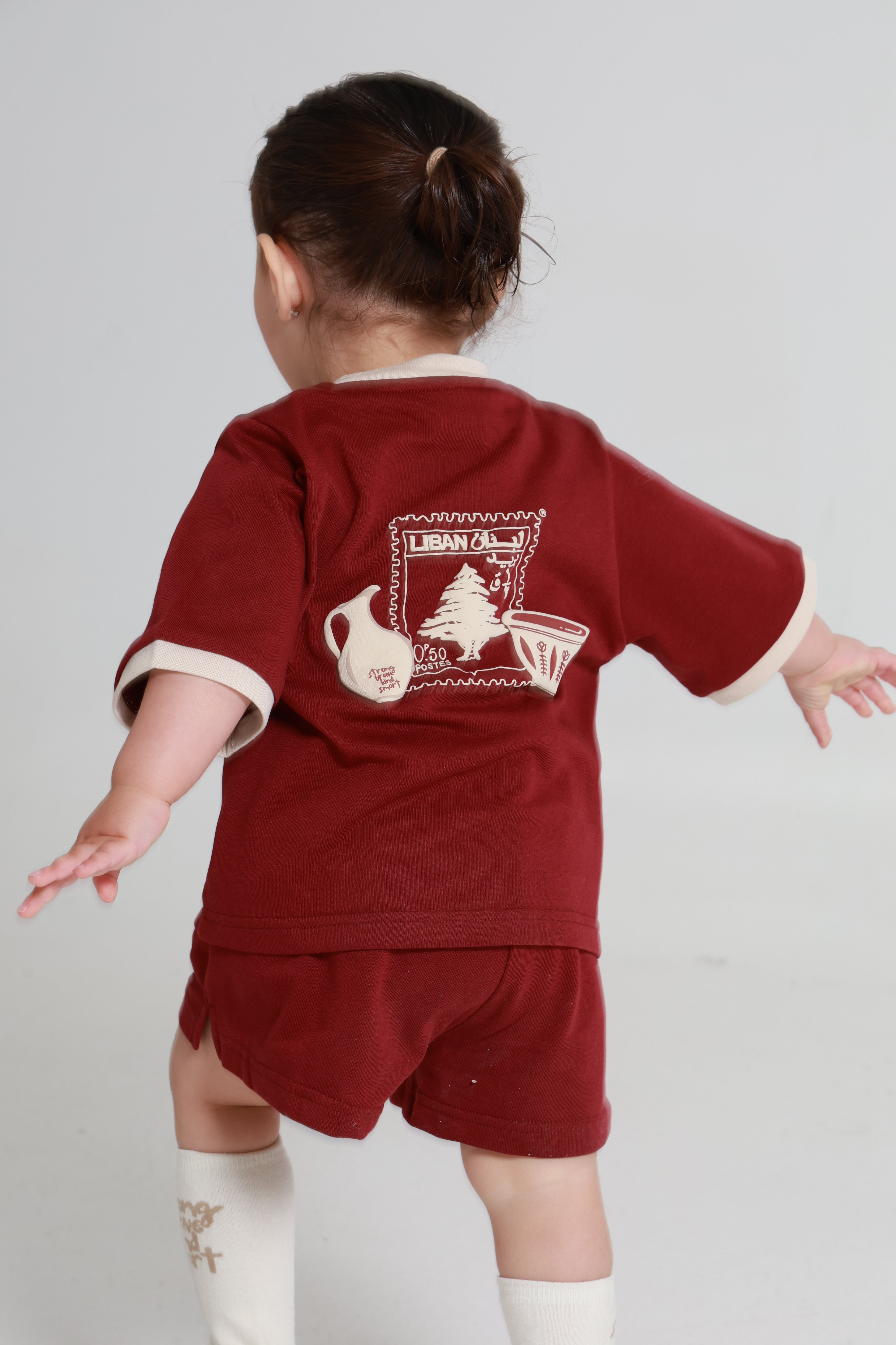 PRE ORDER - KIDS RINGER SHORT SET