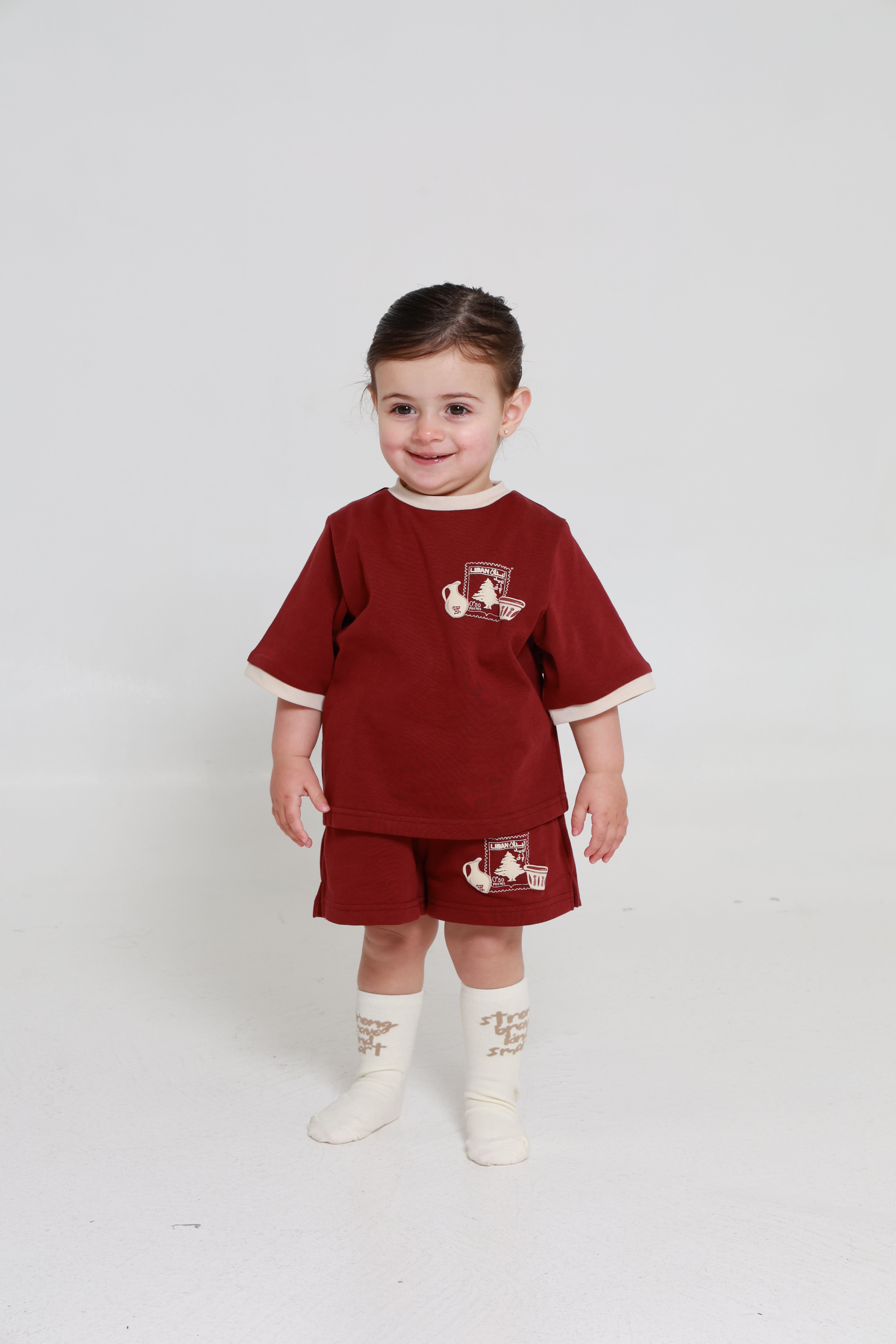 PRE ORDER - KIDS RINGER SHORT SET
