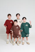 PRE ORDER - KIDS RINGER SHORT SET