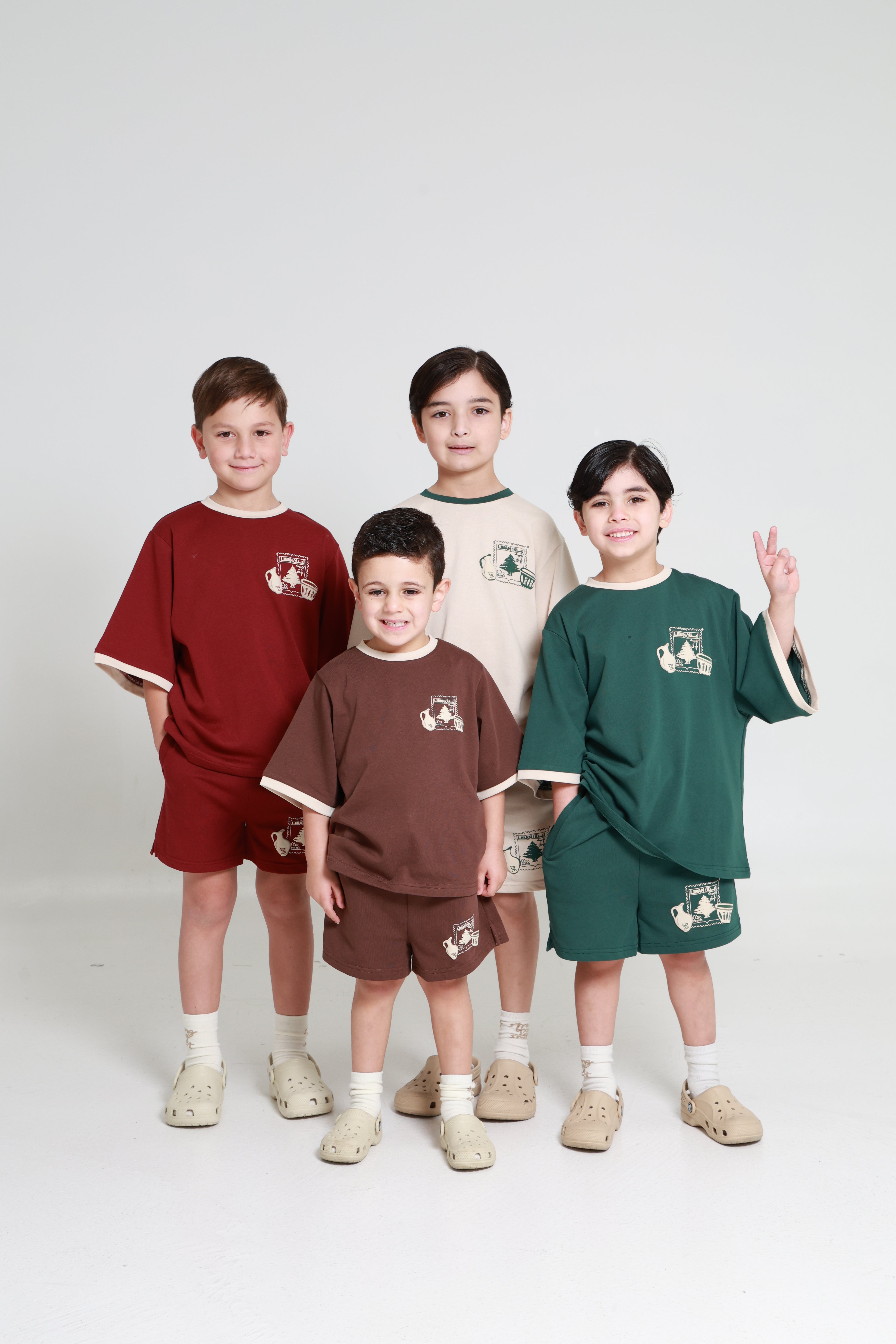 PRE ORDER - KIDS RINGER SHORT SET