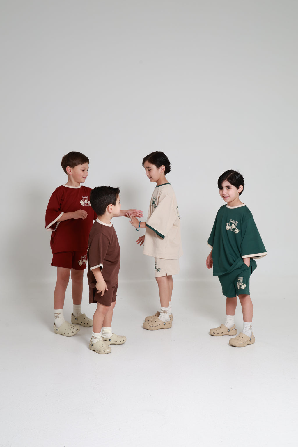 PRE ORDER - KIDS RINGER SHORT SET