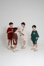 PRE ORDER - KIDS RINGER SHORT SET