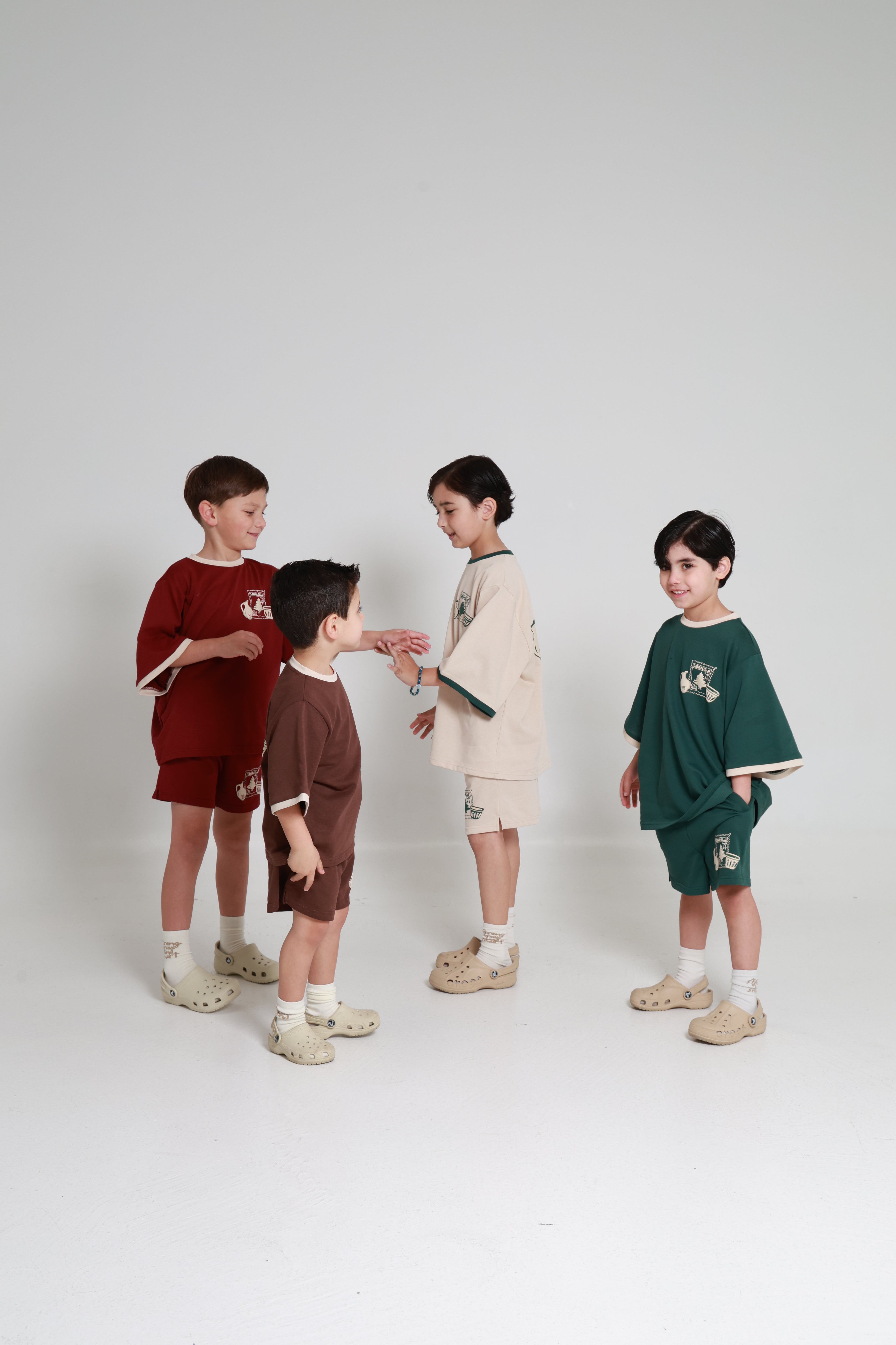 PRE ORDER - KIDS RINGER SHORT SET