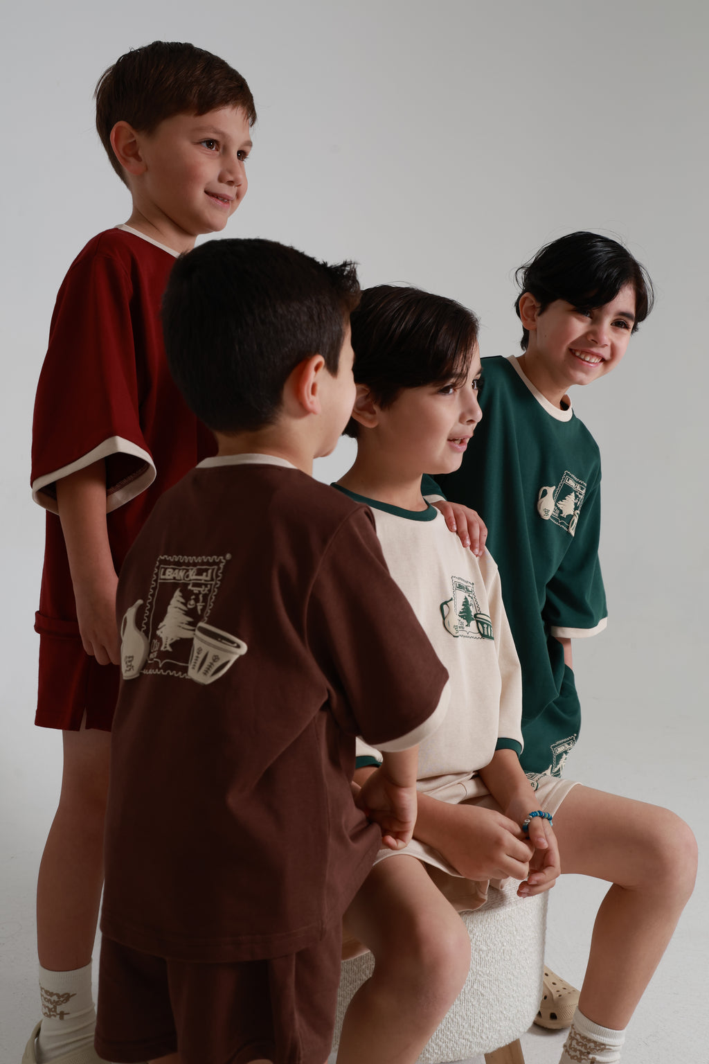 PRE ORDER - KIDS RINGER SHORT SET
