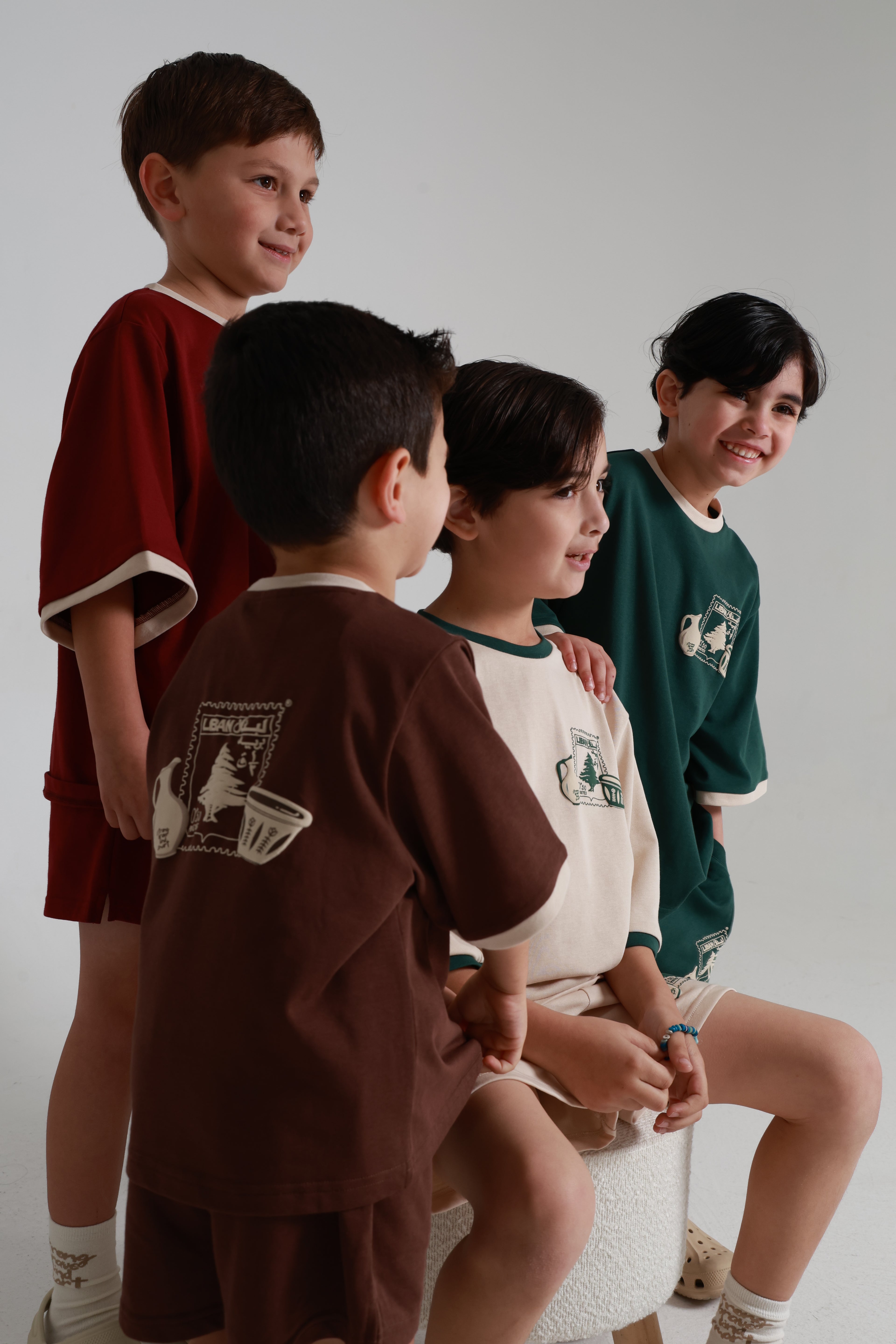 PRE ORDER - KIDS RINGER SHORT SET