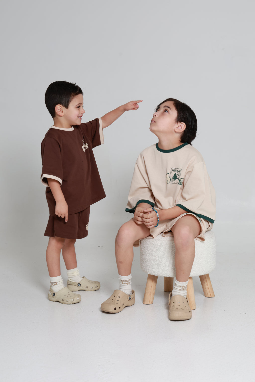 PRE ORDER - KIDS RINGER SHORT SET
