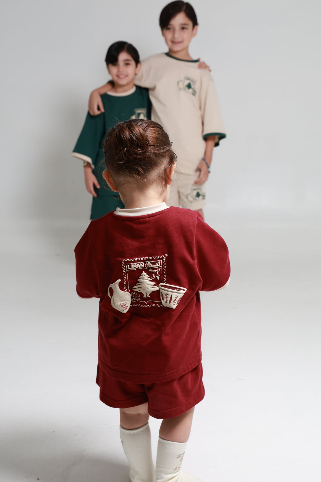 PRE ORDER - KIDS RINGER SHORT SET